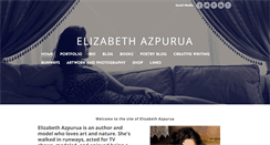 Desktop Screenshot of elizabethazpurua.com