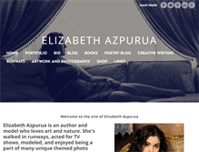 Tablet Screenshot of elizabethazpurua.com